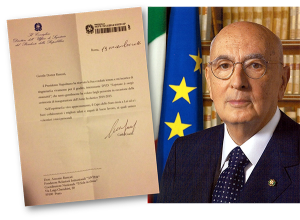 ANTER-Presidente della Repubblica Giorgio Napolitano