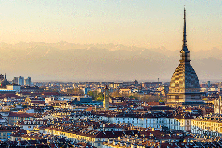 Veduta dall'alto di Torino