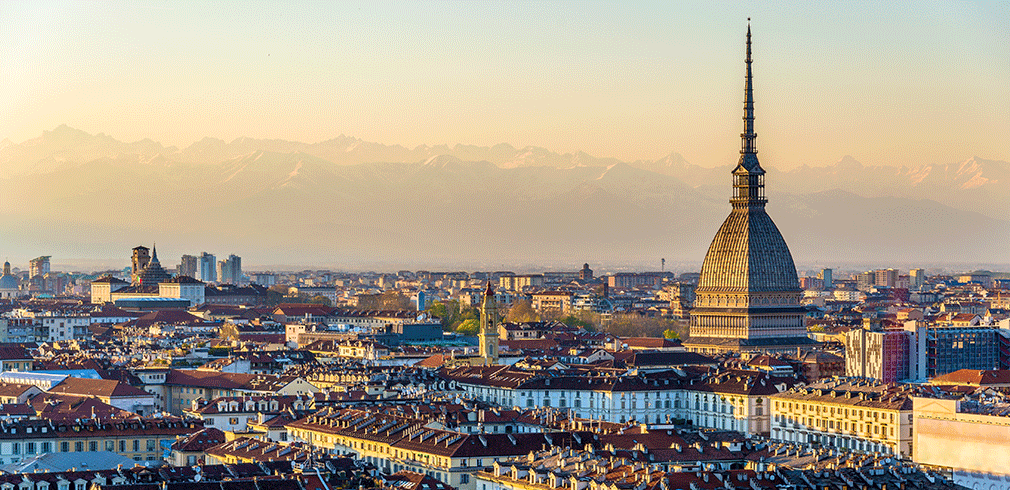 Veduta dall'alto di Torino