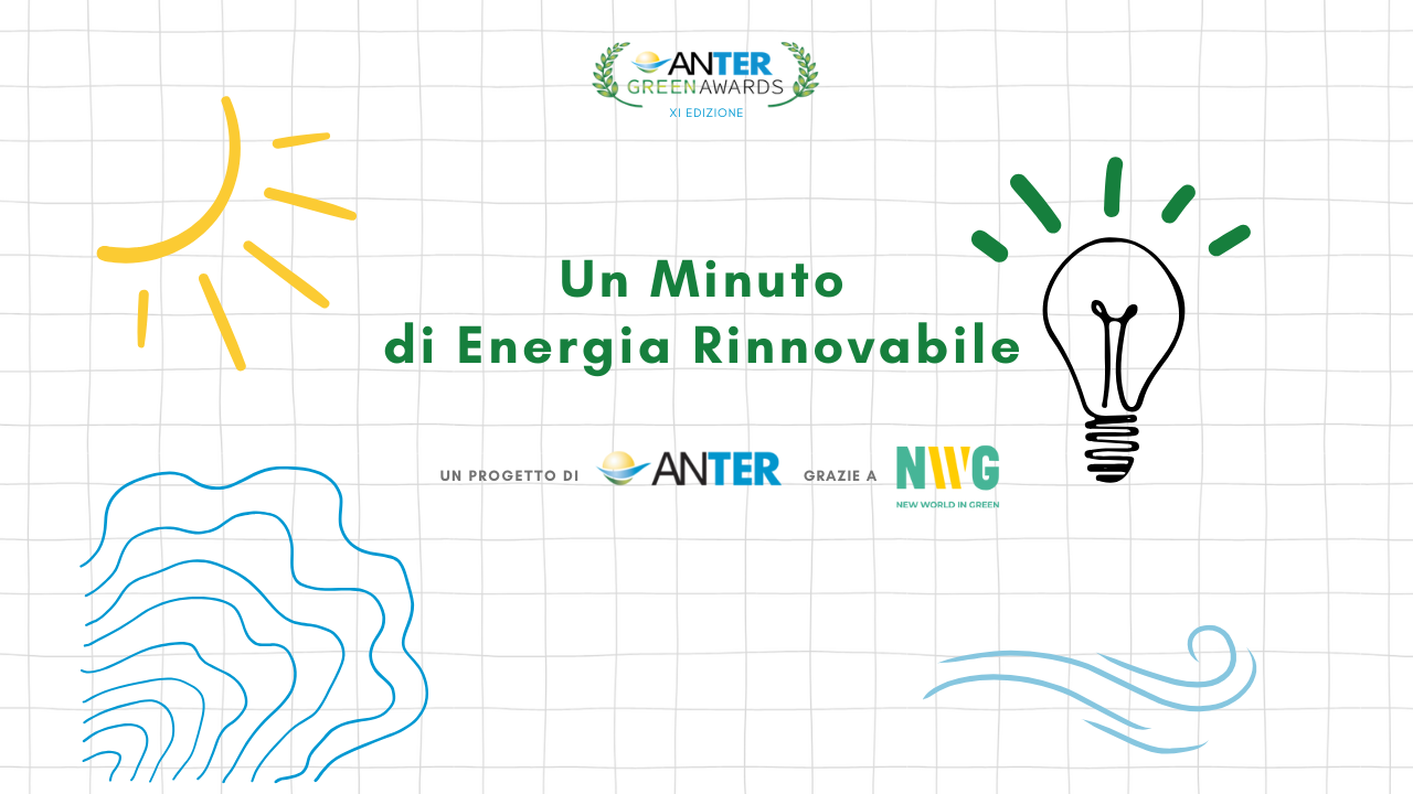 ANTER Green Awards 2025 Un minuto di energia rinnovabile