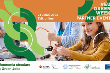 Locandina evento ISPRA 24.06.2025 Economia Circolare e Green Jobs